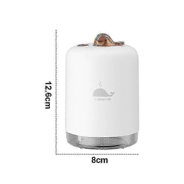 Cool Mist Mini Humidifier for Bedroom or Car - White