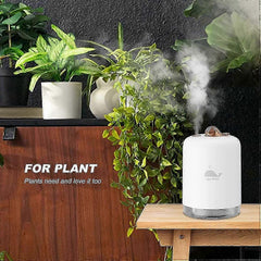 Cool Mist Mini Humidifier for Bedroom or Car - White