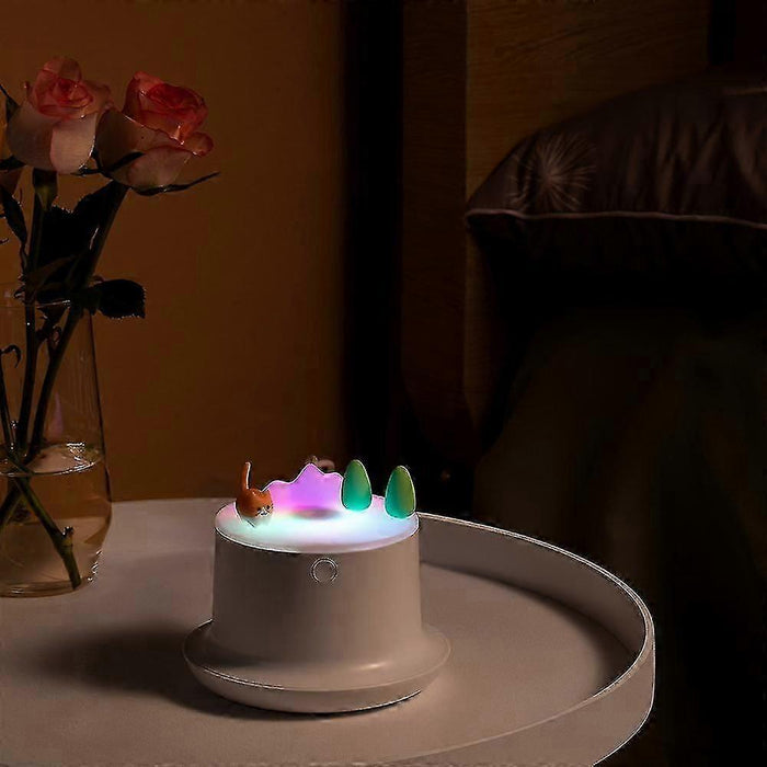 Cute Baby Humidifier with Colorful Lights for Bedroom