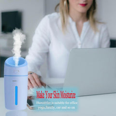 320ml Portable Mini Humidifier with Night Light for Bedroom