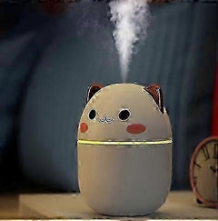 USB Night Light Mini Humidifier for Quiet Desktop Use
