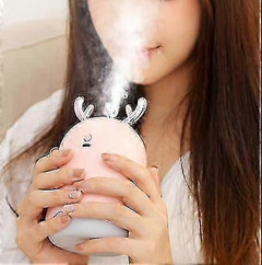 USB Night Light Mini Humidifier for Quiet Desktop Use