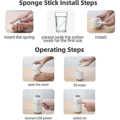 Mini USB Humidifier for Plants, Car, or Desktop Use