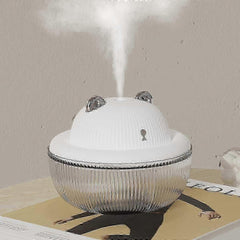 300ml Mini Humidifier with 7-Colored Lights - Portable Design