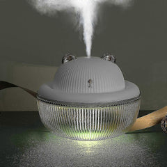 300ml Mini Humidifier with 7-Colored Lights - Portable Design