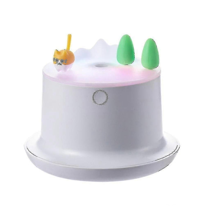 Cute Mini Humidifier with Colored Lights for Bedroom