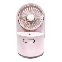 Mini Humidifier with Fan - USB for Desk Travel and Car