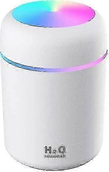 300ml USB Cool Mist Mini Humidifier with Colorful Lights