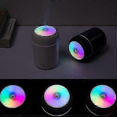 300ml USB Cool Mist Mini Humidifier with Colorful Lights