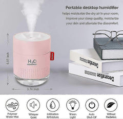 500ml Portable Cool Mist USB Desktop Humidifier