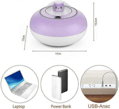 USB Ultrasonic Humidifier with 300ml Tank and LED Light