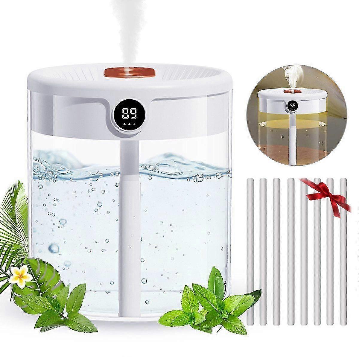 Smart Cool Mist Humidifier with 20h Runtime and Double Nozzles