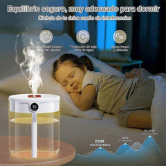 Smart Cool Mist Humidifier with 20h Runtime and Double Nozzles