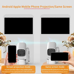 4K Mini Projector 1280x720P WiFi6