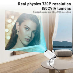 Mini Portable Projector 1280x720P Home Theater Projector