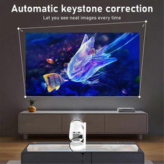 Portable Projector 270 Degree Android13 WiFi Bluetooth