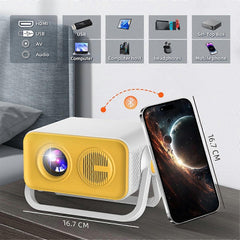 HT23 PRO Portable 4K HD Projector 110 ANSI Auto Focus