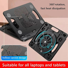 Rotary Adjustable Foldable Laptop Stand Universal Portable,A