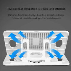 Rotary Adjustable Foldable Laptop Stand Universal Portable,A