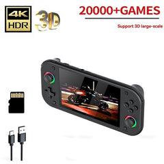 M26 Retro Game Console 5.1 Inch IPS 64G 20000+ Games 3D Joystick