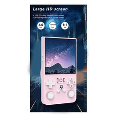 R36MAX Retro Game Console 4.0 Inch IPS 128G Preloaded Games Player