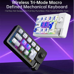 Three-Mode Macro Mechanical Gaming Keyboard with Joystick