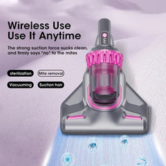 3-in-1 UV Mattress Vacuum Cleaner - Cordless with Strong Suction