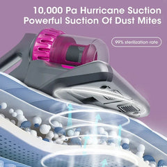 3-in-1 UV Mattress Vacuum Cleaner - Cordless with Strong Suction