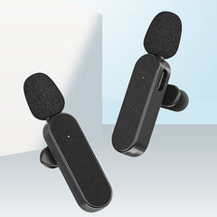 3 in 1 Wireless Lavalier Microphone for Android iPhone Vlog
