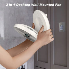 3-Speed Wall Hanging Foldable Fan - Rechargeable Household for Kitchen