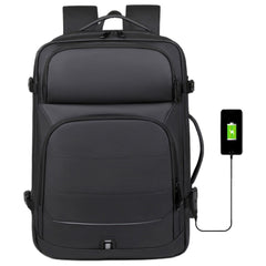 35L Expandable Travel Laptop Backpack with USB Charging Port