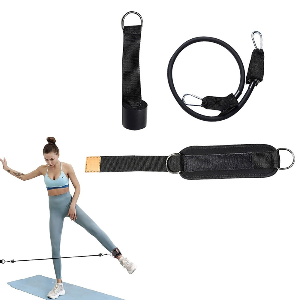 3pcs Ankle Leg Resistance Bands Set for Heavy Home Fitness Training