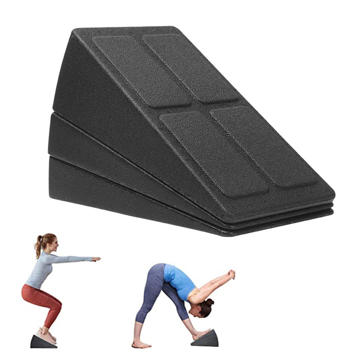 3pcs Wedge Squat Slant Board Set for Yoga and Leg Stretch Training