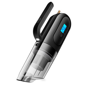 4-in-1 Digital Car Vacuum Cleaner with Tire Inflator and Pressure Gauge - 120W