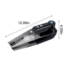 4-in-1 Car Vacuum Cleaner with Tire Inflator - Portable for Car and Home