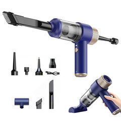 4-in-1 Cordless Vacuum Cleaner - Mini Air Duster for Home and Car Cleaning