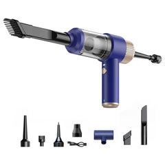 4-in-1 Cordless Vacuum Cleaner - Mini Air Duster for Home and Car Cleaning