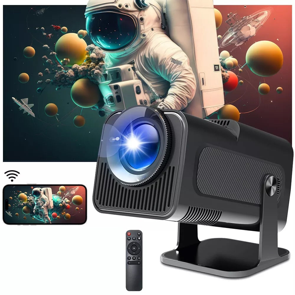5G HD 4K Projector - Portable Mini HDMI USB Home Theater Video