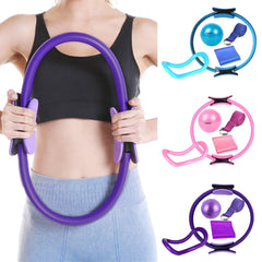 5pcs Pilates Ring Set with Yoga Ball and Resistance Band