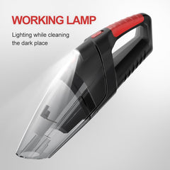 6.5KPa Rechargeable Handheld Vacuum Cleaner with LED - Home & Car Use