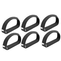 6pcs Ellipse Leg Exerciser Straps Adjustable Hook and Loop Design