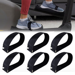 6pcs Ellipse Leg Exerciser Straps Adjustable Hook and Loop Design