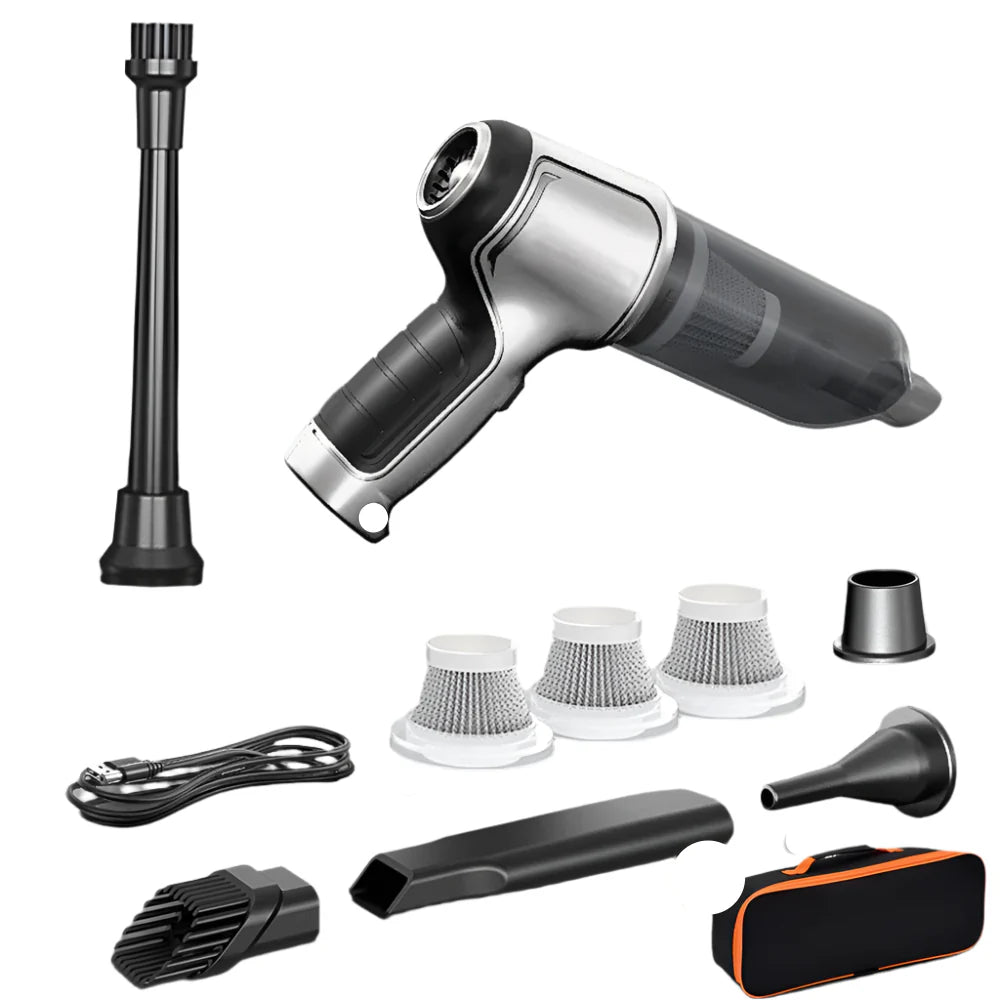95000Pa Portable Car Vacuum Cleaner - Handheld Mini for Home or Auto