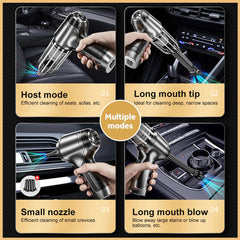 95000Pa Cordless Car Vacuum Cleaner - Mini Handheld Suction Blower