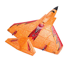 A01 3-in-1 RC Aircraft Sea Land Air Toy with Light - Orange