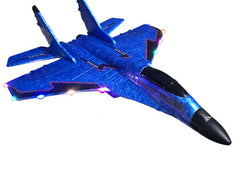 A03 3-in-1 RC Foam Glider Sea Land Air Toy with Light - Blue