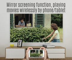 Mini Projector - 1080P WiFi Beamer Multiscreen Media Player