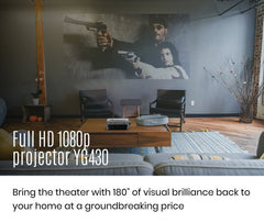 Mini Projector - 1920¡Á1080P 5G WiFi 2K 4K Support Smart Movie Beamer