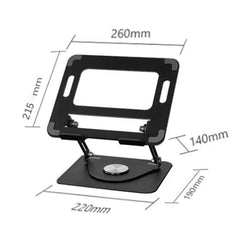 360¡ã Rotating Foldable Laptop Stand Ergonomic Adjustable Riser