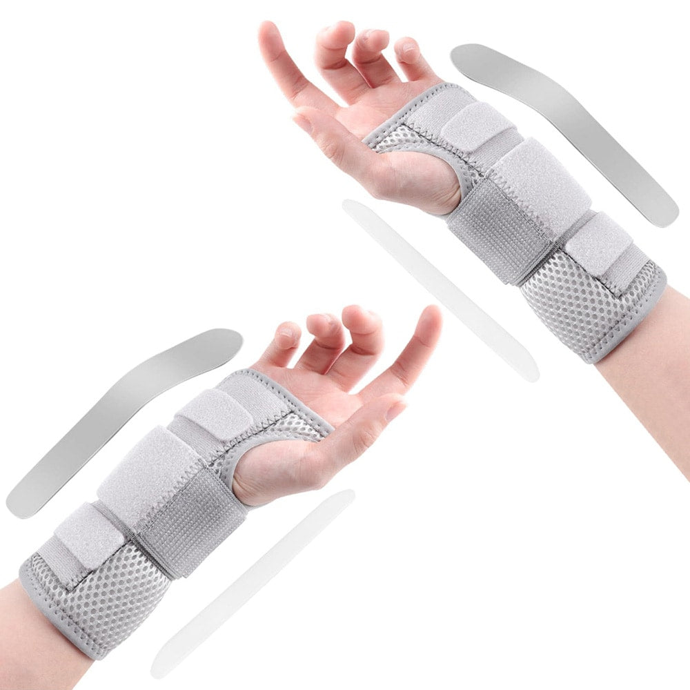 Adjustable Wrist Brace with Removable Splint for Tunnel Relief